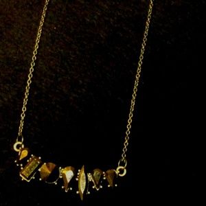 Bronze long necklace